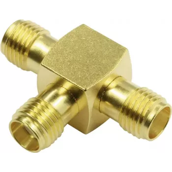 Telegärtner SMBA adapteris SMA female į SMA female, 50 Ohm, DC-18 GHz, nikeliuotas žalvaris J01155A0011