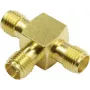 Telegärtner SMBA adapteris SMA female į SMA female, 50 Ohm, DC-18 GHz, nikeliuotas žalvaris J01155A0011