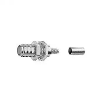 TELEGÄRTNER SMA lizdas crimp tipo jungtis, skirta RG-316/U, 50 omų, auksuoti kontaktai, 5 vnt. (J01151A0671)