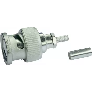 Telegärtner BNC kabelio kištukas Crimp G07 / G29 50 Ohm, Professional, skirta RG-316/U ir 0.45/1.4, 1 vnt. J01000A1294
