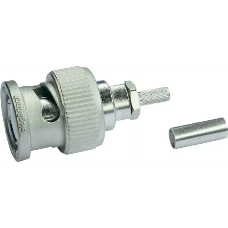 Telegärtner BNC kabelio kištukas Crimp G07 / G29 50 Ohm, Professional, skirta RG-316/U ir 0.45/1.4, 1 vnt. J01000A1294