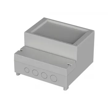 Bopla RCP 170 F valdymo pulto korpusas 166 x 161 x 109,5 mm ABS šviesiai pilkas 41170609