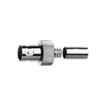Telegärtner BNC kabelio lizdas crimp G30 50 Ohm, skirtas LMR-240, 5 vnt. J01001A0073
