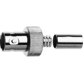 Telegärtner BNC kabelio lizdas crimp G30 50 Ohm, skirtas LMR-240, 5 vnt. J01001A0073