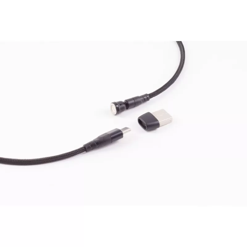 ShiverPeaks BS14-19020 magnetinis 6-in-1 USB įkrovimo kabelis 540°, 60W, 1m, juodas