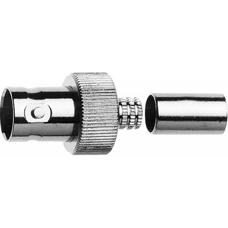 Telegärtner BNC lizdinis presuojamas jungtis 75 Ohm, Crimp/Crimp, G41 kabelių grupei (0,6/2,8-4,7 mm), 5 vnt. J01003A0048