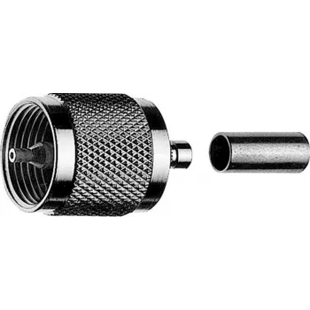 TELEGÄRTNER UHF kištukas crimp jungtis RG 214/U kabeliui, 5 vnt. (J01040A0010)