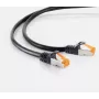 S CONN MAXIMUM CONNECTIVITY Cat.6A S/FTP lauko komutacinis kabelis, 3m, juodas 08-26045