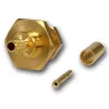 Telegärtner SMA moteriškoji crimp įmontuojama jungtis RG-316/U kabeliui, auksuota, 50 omų, DC-6 GHz J01151A0001Z