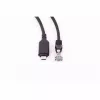 SHIVERPEAKS USB-C į RJ45 Gigabit Ethernet adapterio kabelis, aliuminis, juodas, 1 m (BS14-51025)
