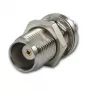 Telegärtner TNC moteriškas į SMA moterišką koaksialinis adapteris, 50 omų, DC-6 GHz, nikelis/auksas J01019A0028