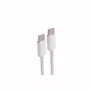 SHIVERPEAKS USB-C įkrovimo kabelis, USB 2.0, 60W, baltas, pintas tekstilinis, 0,5 m (BS14-21016)