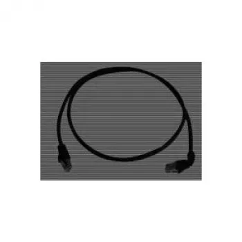 Telegärtner 100008676 RJ45 komutacinis kabelis, CAT 6a S/FTP, 5,0 m, juodas, LSZH, atsparus liepsnai, su apsauga nuo perlenkimo