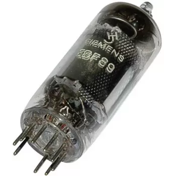 SIEMENS EBF 89 = 6 DC 8 Duodiode-Variable-mu Pentode Vakuuminis Vamzdis, Noval Bazė, 9 Kontaktai