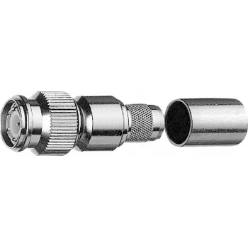 TELEGÄRTNER TNC kabelio kištukas, crimp G42 50 omų, Telealloy išorinis laidininkas, A3326, G42 (2.7/7.1), AA-5886 - 5 vnt. (J01010A0053)