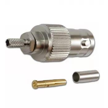 Telegärtner BNC kabelio lizdas, crimp G04, 75 omų, RG-179B/U, 5 vnt. J01003B0021