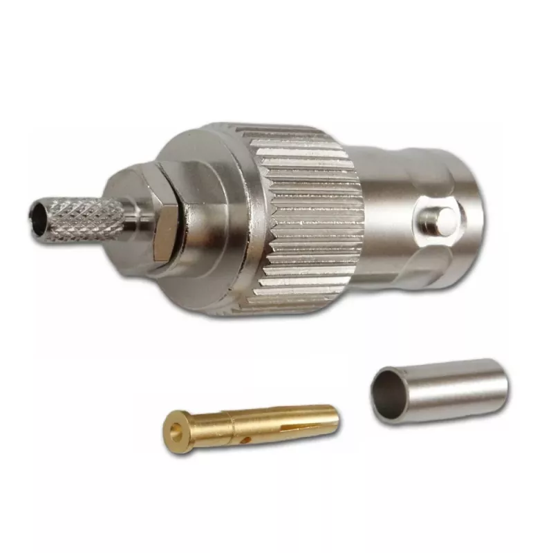 Telegärtner BNC kabelio lizdas, crimp G04, 75 omų, RG-179B/U, 5 vnt. J01003B0021