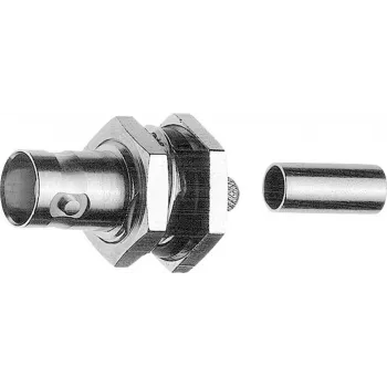 TELEGÄRTNER BNC skydinis lizdas, crimp, 75 Ohm, RG-62 A/U, 5 vnt. (J01003A1260)