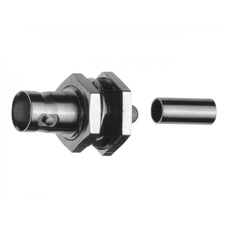 TELEGÄRTNER BNC skydinis lizdas, crimp, 75 Ohm, RG-62 A/U, 5 vnt. (J01003A1260)