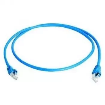 TELEGÄRTNER Cat.6A S/FTP komutacinis kabelis, 1,5 m, mėlynas, LSZH, RJ45, 500 MHz L00001A0288