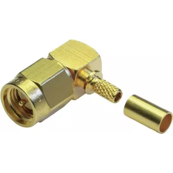 TELEGÄRTNER SMA stačiakampis crimp kištukas RG-58 C/U kabeliui, auksuotas, 5 vnt. J01150A0091