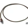 Telegärtner Cat 6A S/FTP komutacinis kabelis, PiMF, mėlynas, 2,0 m, vienas galas kampu L00001A0159