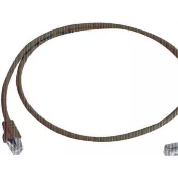 Telegärtner Cat 6A S/FTP komutacinis kabelis, PiMF, mėlynas, 2,0 m, vienas galas kampu L00001A0159