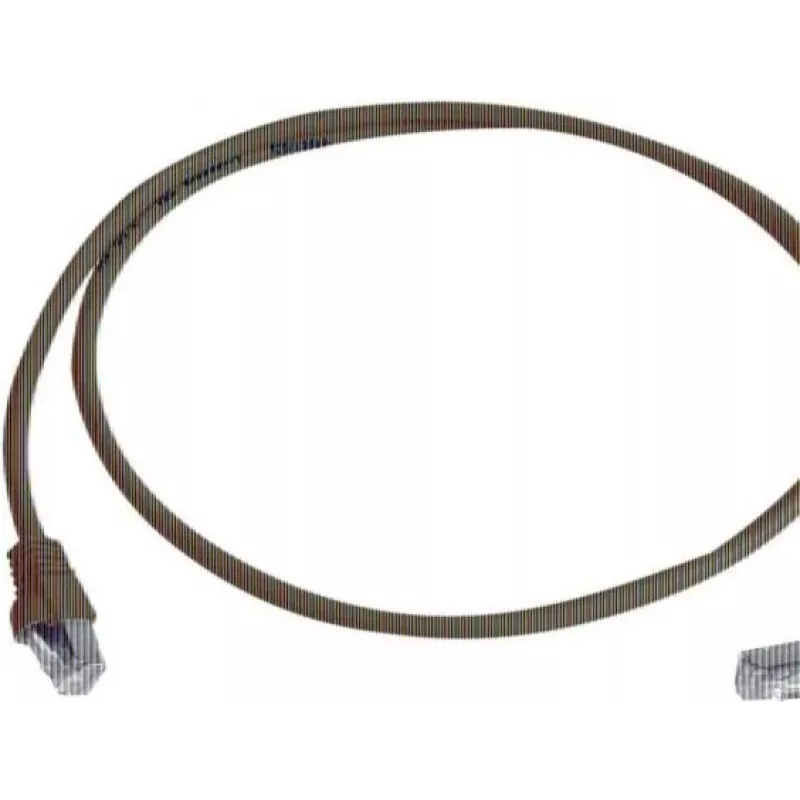Telegärtner Cat 6A S/FTP komutacinis kabelis, PiMF, mėlynas, 2,0 m, vienas galas kampu L00001A0159