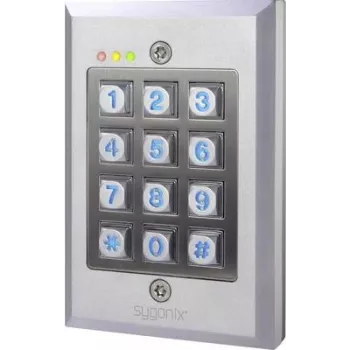 Sygonix SY-3118492 IP65 klaviatūros kodų spyna, paviršinio/įleidžiamojo montavimo, su apšviesta klaviatūra