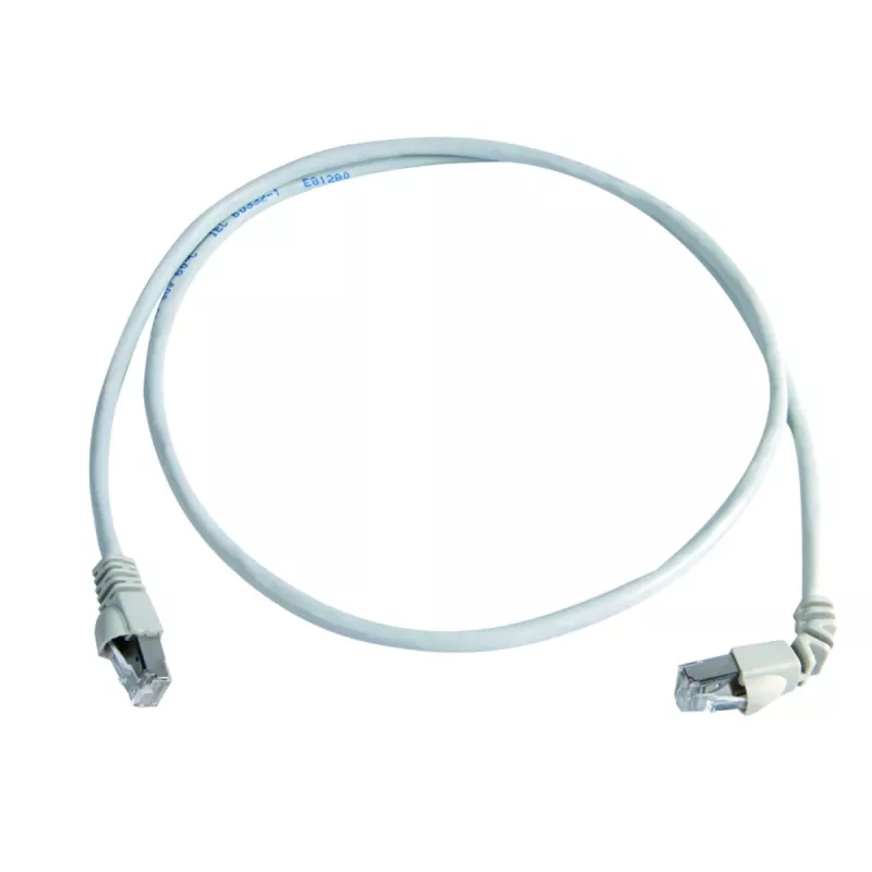 Telegärtner Cat.7 Raw Cable MP8 FS 600 LSZH 2.0m, 1x90 laipsnių tinklo kabelis, baltas, 2 m L00001A0164