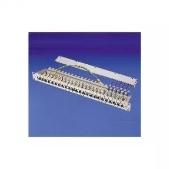 TELEGÄRTNER MPP16-HS 16 prievadų modulinė komutacinė panelė, 1U, šviesiai pilka RAL 7035 J02022A0050