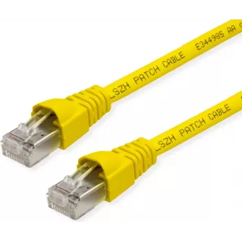 Telegärtner 100028074 Cat6a S/FTP komutacinis kabelis, 5,5 m, geltonas