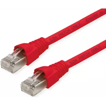 Telegärtner 100008681 Cat6a S/FTP tinklo kabelis, raudonas, 3,5 m