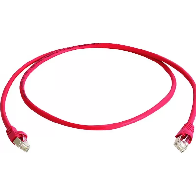 Telegärtner 100008681 Cat6a S/FTP tinklo kabelis, raudonas, 3,5 m