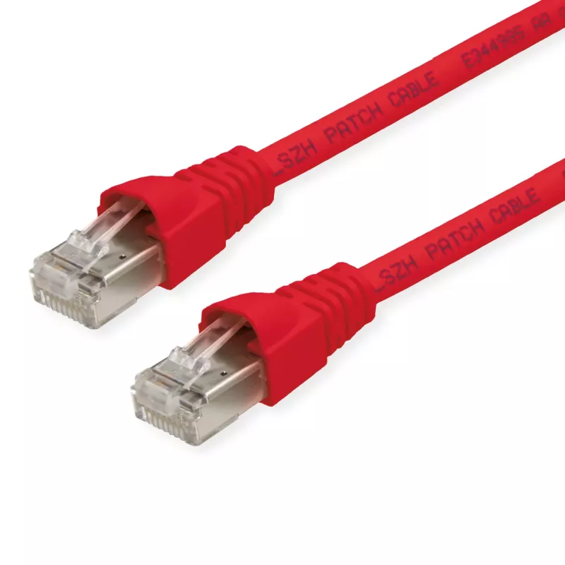 Telegärtner 100008681 Cat6a S/FTP tinklo kabelis, raudonas, 3,5 m