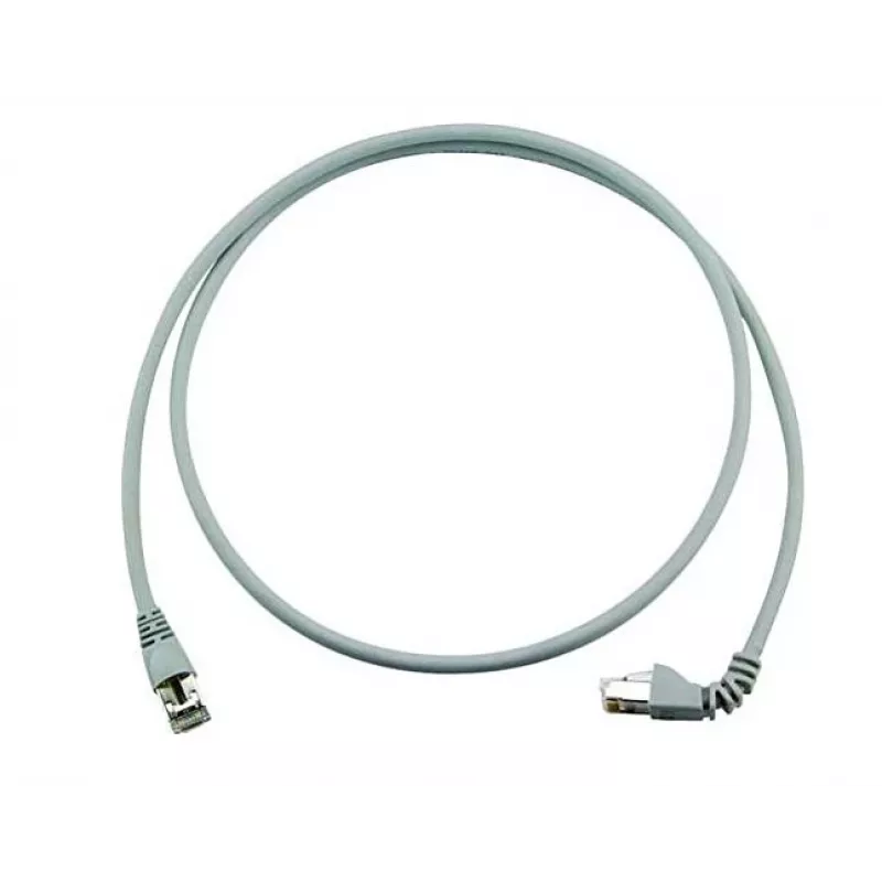 Telegärtner MP8 FS 500 LSZH-2.0 Cat6a S/FTP komutacinis kabelis, RJ45 į RJ45, 5m, pilkas L00001A0199