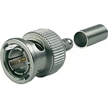 Telegärtner BNC crimp plug 75 Ohm, skirtas RG-179B/U, RG-187A/U, RG-316/U (J01002A0058)