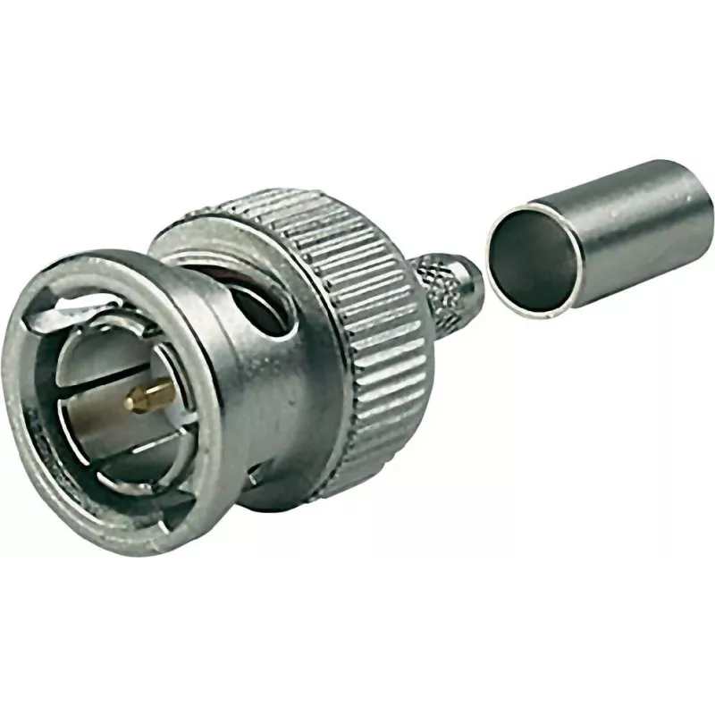 Telegärtner J01002A0058 BNC kabelio kištukas G04, su užspaudimu, HDTV, 75 Ω varža, RG-179B/U kabeliams