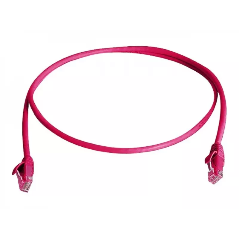 Telegärtner L00001A0232 Cat6 U/UTP komutacinis kabelis, raudonas, 2 m