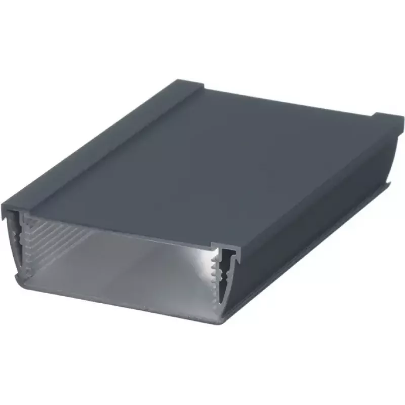 Bopla universalus korpusas ASPH 1030-150, 150 x 98,5 x 32,8 mm, lieto aliuminio, grafito pilkos spalvos (RAL 7024)