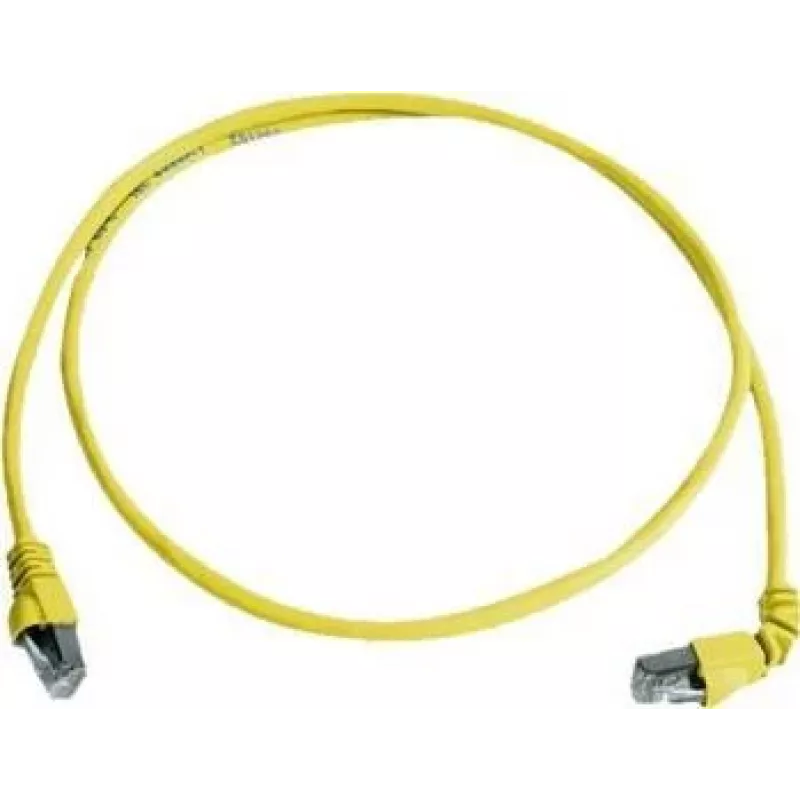 Telegärtner 100008675 CAT 6a S/FTP komutacinis kabelis, RJ45, 5 m, geltonas, LSZH