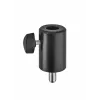 König & Meyer 66370-000-55 Mini TV kaiščio adapteris M10 išorinis sriegis, juodas
