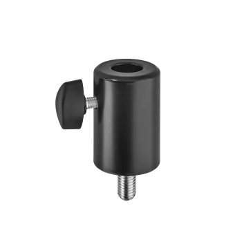 König & Meyer 66370-000-55 Mini TV kaiščio adapteris M10 išorinis sriegis, juodas