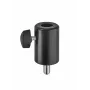 König & Meyer 66370-000-55 Mini TV kaiščio adapteris M10 išorinis sriegis, juodas