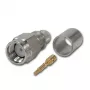 Telegärtner SMA tiesus kištukas crimp G30 (1,5/3,8), H 155, Low Loss 1,4/3,8 crimp/crimp koaksialinis jungtis J01150A0618