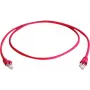 Telegärtner MP8 FS 600 Cat.7 S/FTP komutacinis kabelis, RJ45 male to RJ45 male, 50 m, raudonas