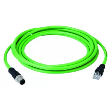 Telegärtner 100017297 Cat.6A U/UTP RJ45 komutacinis kabelis, 1 m, pilkas, LSZH, 10 Gbps