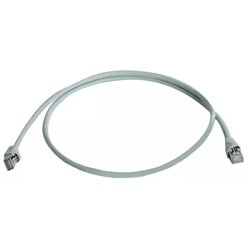 TELEGÄRTNER TEGA Cat.6A IEC MP8 FS 500 LSZH komutacinis kabelis 7m pilkas L00004A0093