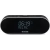 TechniSat DigitRadio 53 BT DAB+/FM laikrodis- radijas su Bluetooth ir USB įkrovimu, juodas