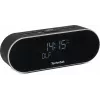 TechniSat DigitRadio 53 BT DAB+/FM laikrodis- radijas su Bluetooth ir USB įkrovimu, juodas